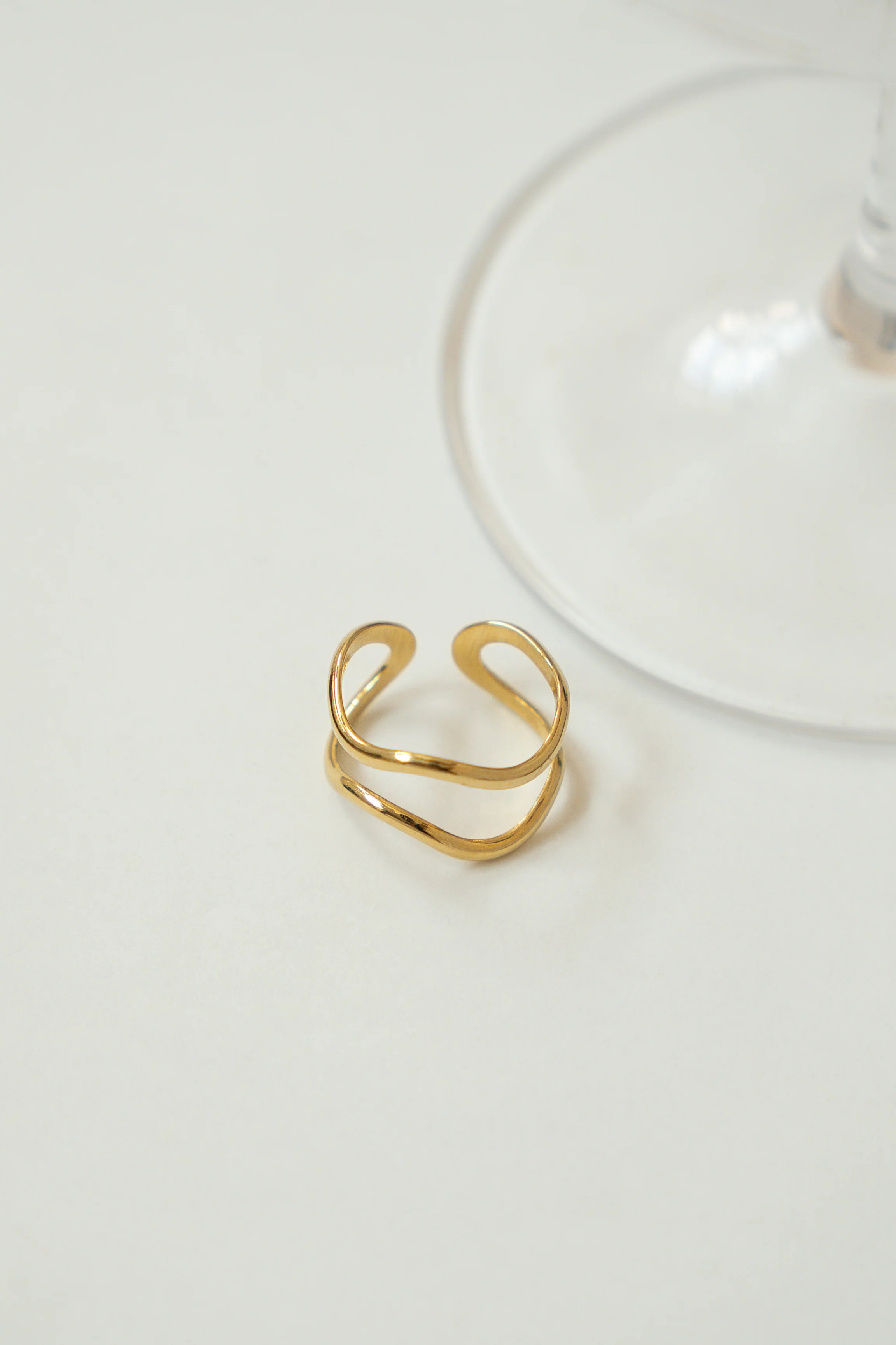 ANILLO DOBLE ONDAS MINIMAL - Image 3
