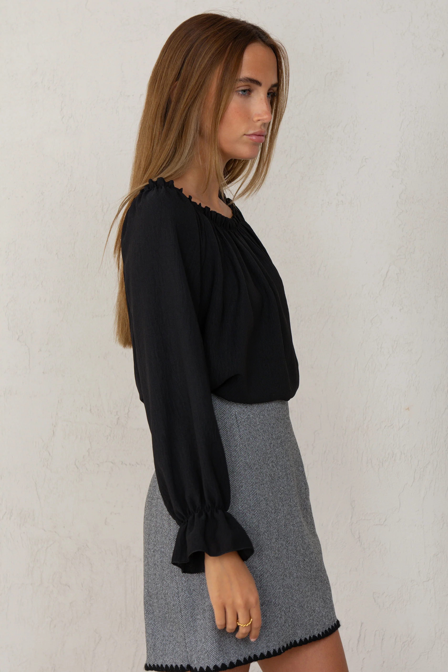 CAMISA ALMUDENA // NEGRO - Image 3