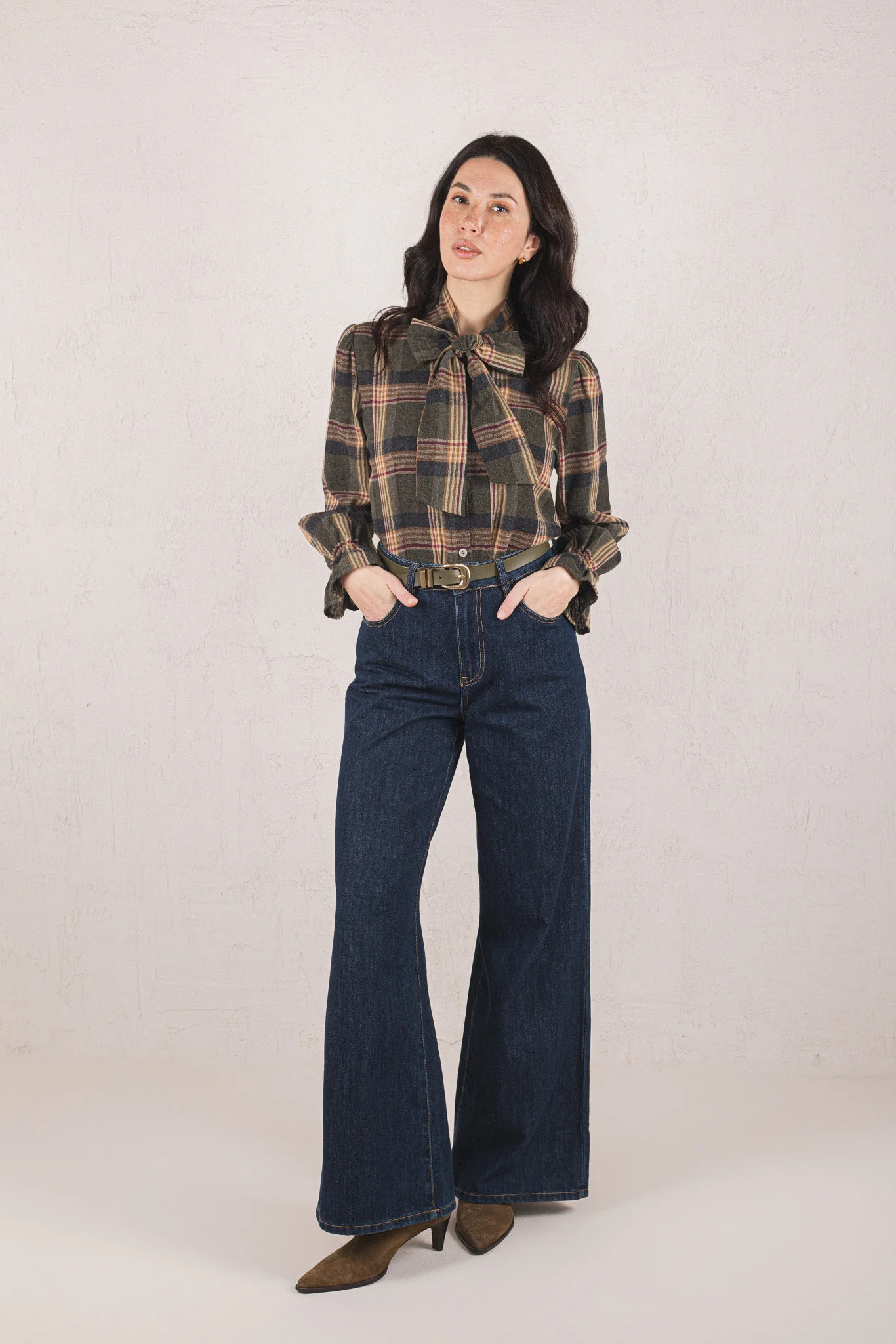 CAMISA CARLOTA // CUADROS VERDE // ON DEMAND - Image 4