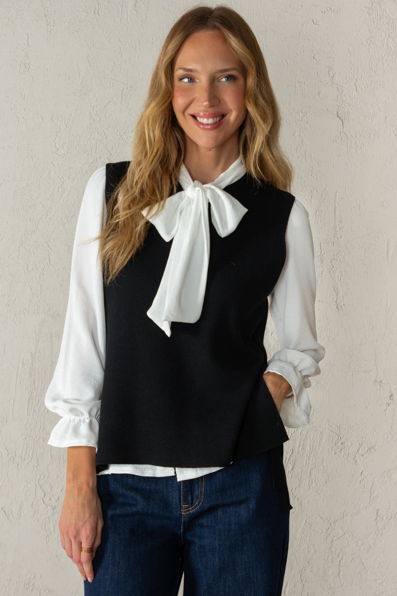 CHALECO JULIETA // NEGRO