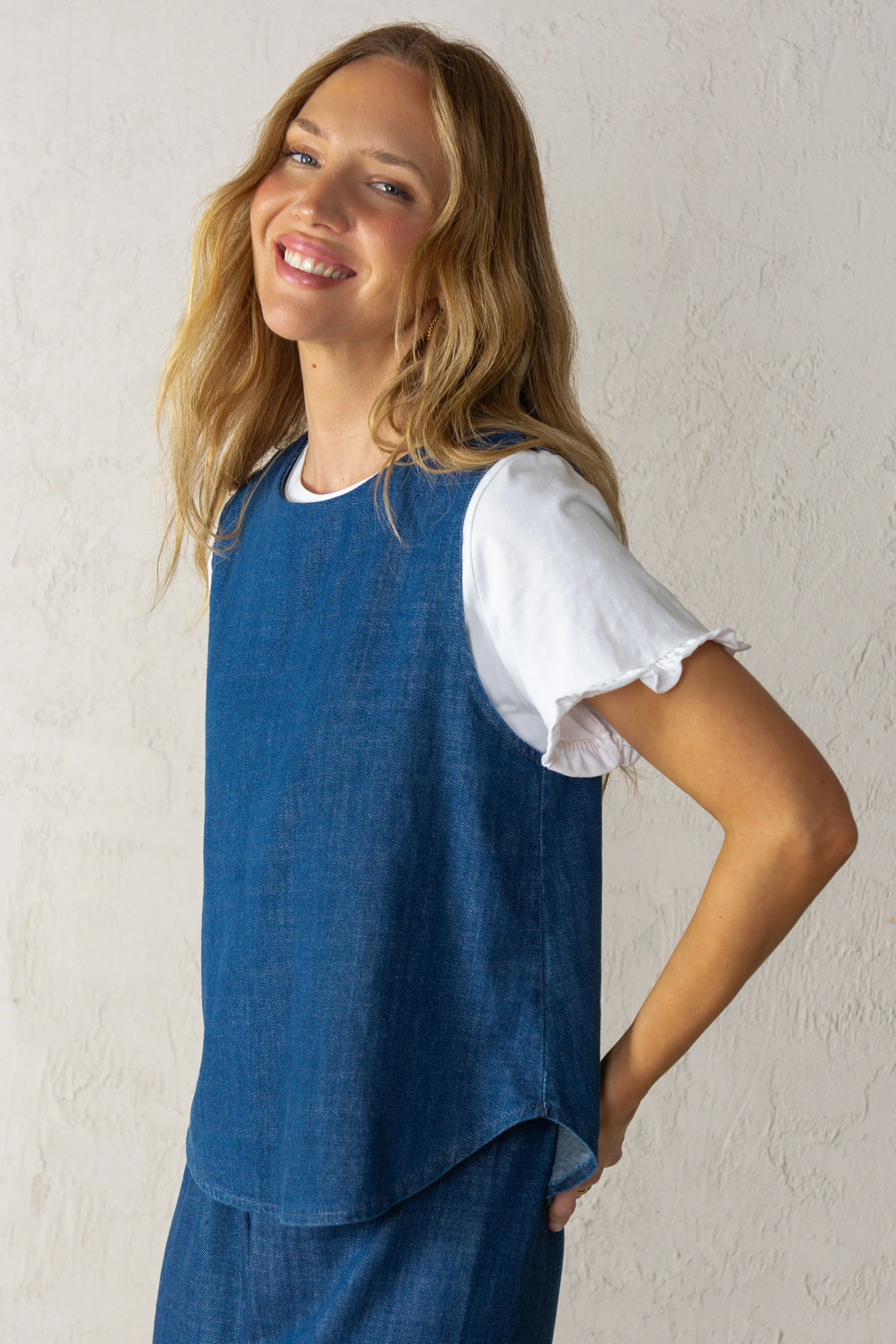 CHALECO VICTORIA // DENIM MEDIO - Image 4