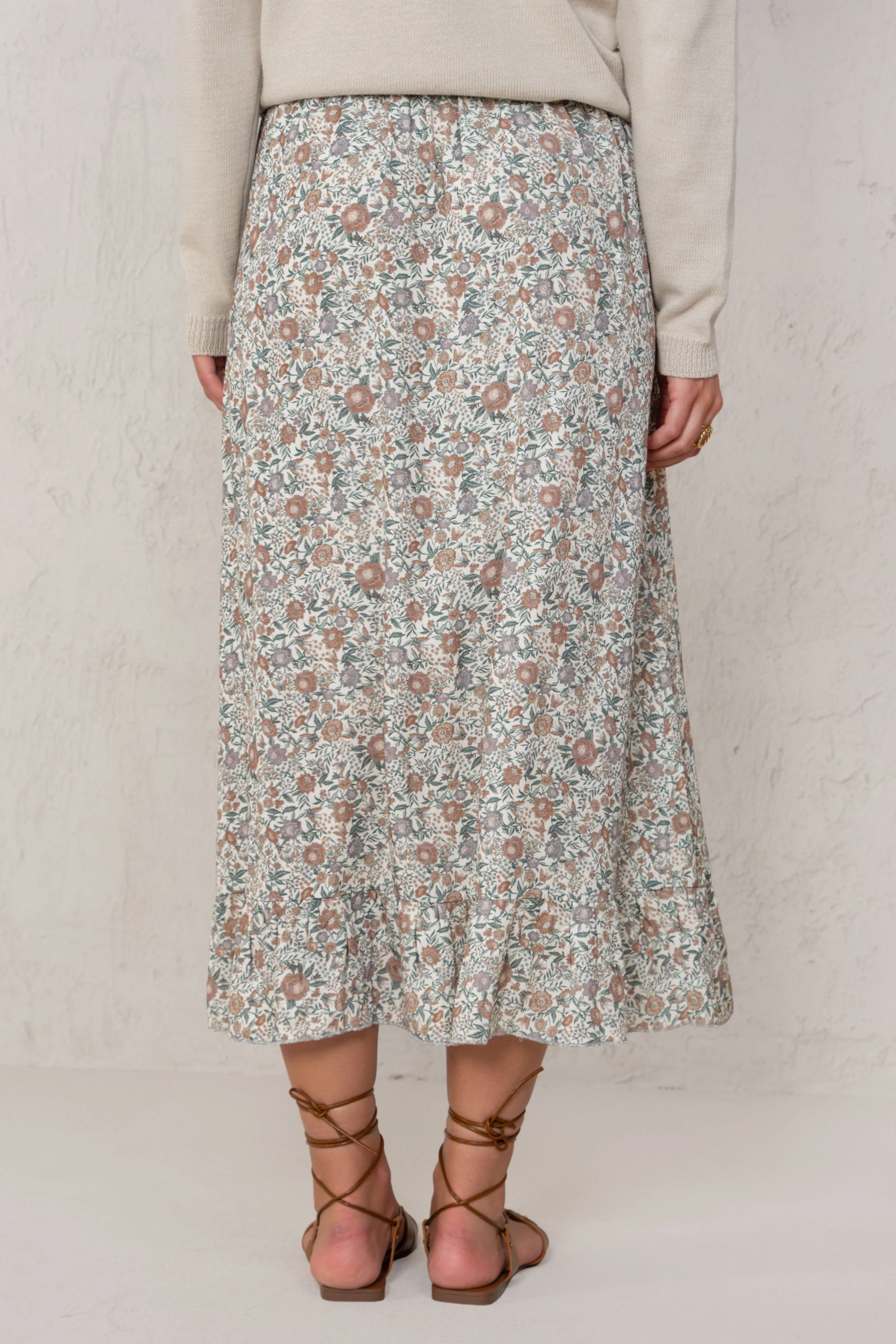 FALDA JAZMÍN // FLORES CRUDO - Image 4