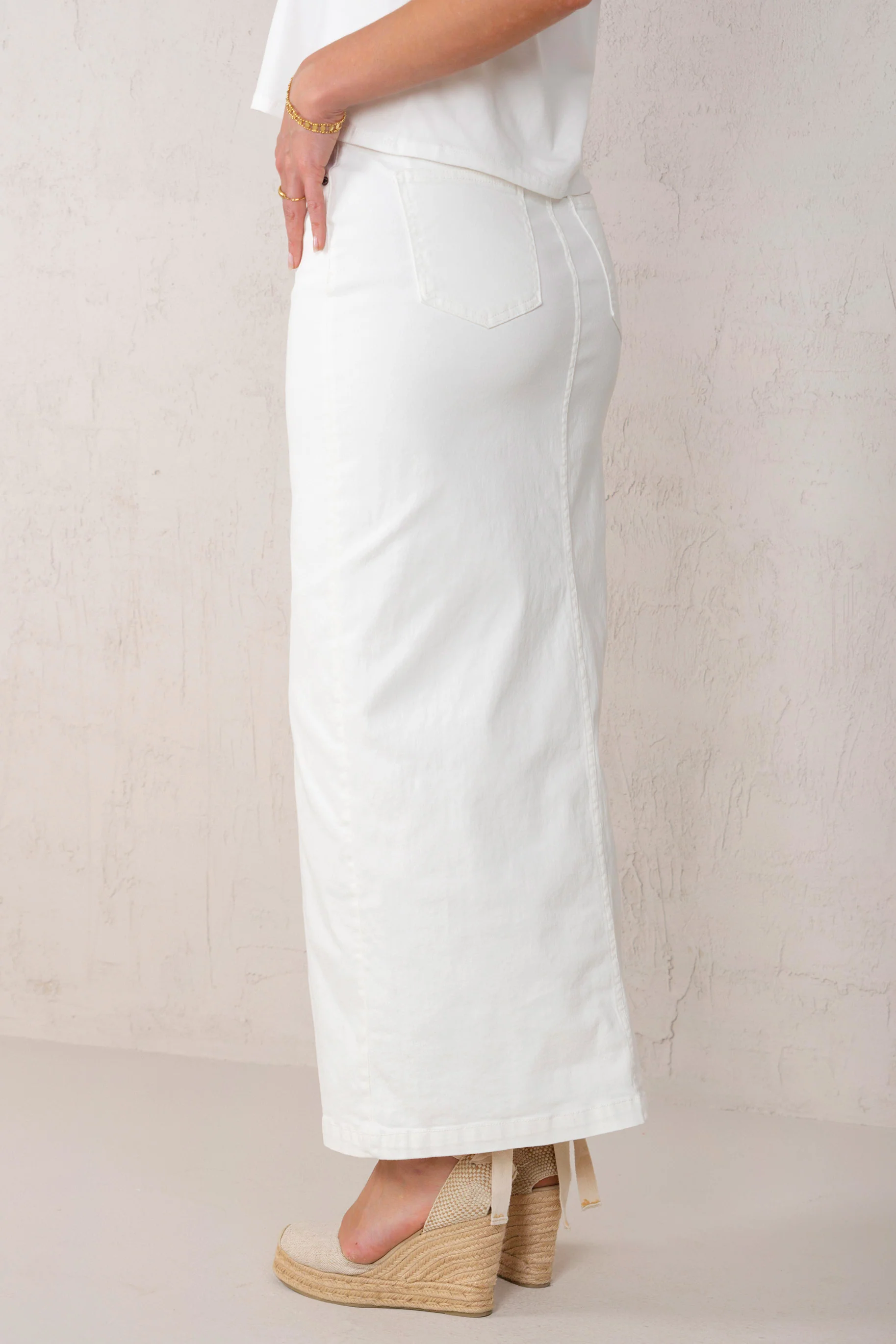 FALDA JULIETA // BLANCO ROTO - Image 4