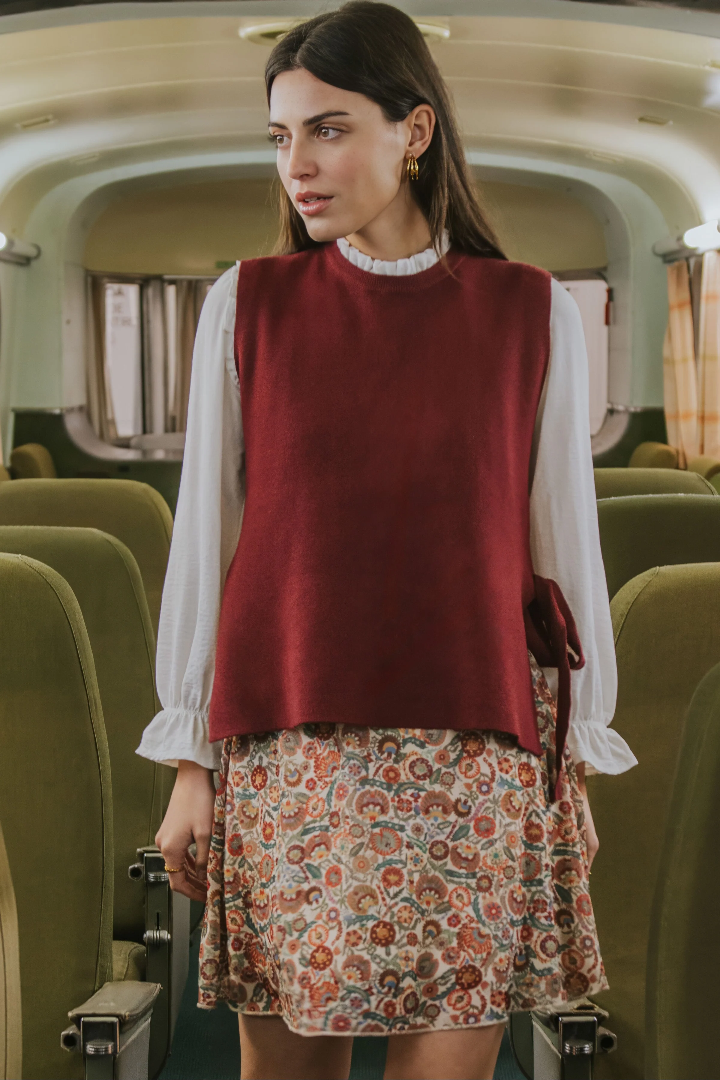 FALDA MÍA // ESTAMPADO GRANATE - Image 2