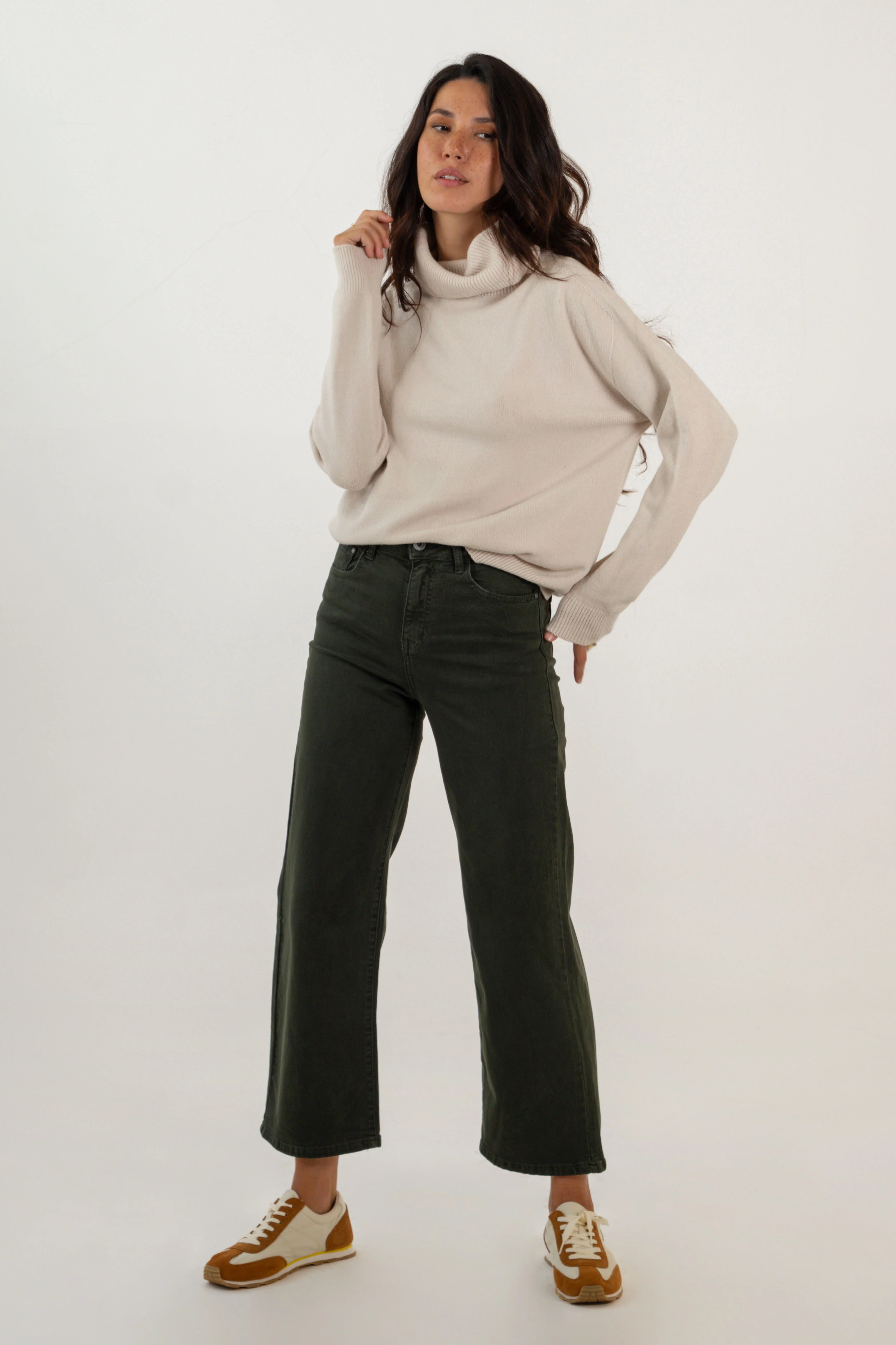 PANTALÓN CAROL // VERDE OSCURO - Image 5