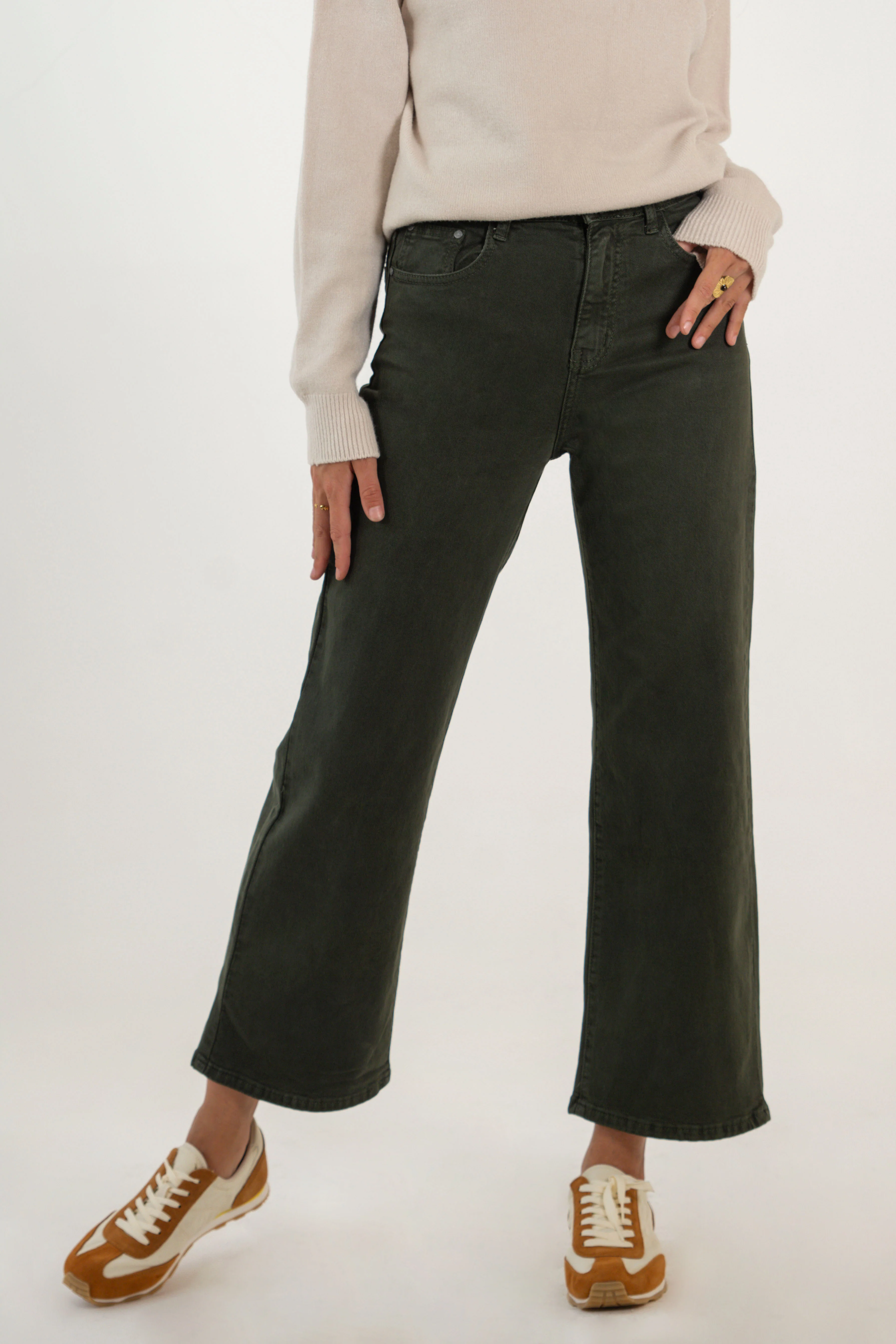 PANTALÓN CAROL // VERDE OSCURO - Image 6