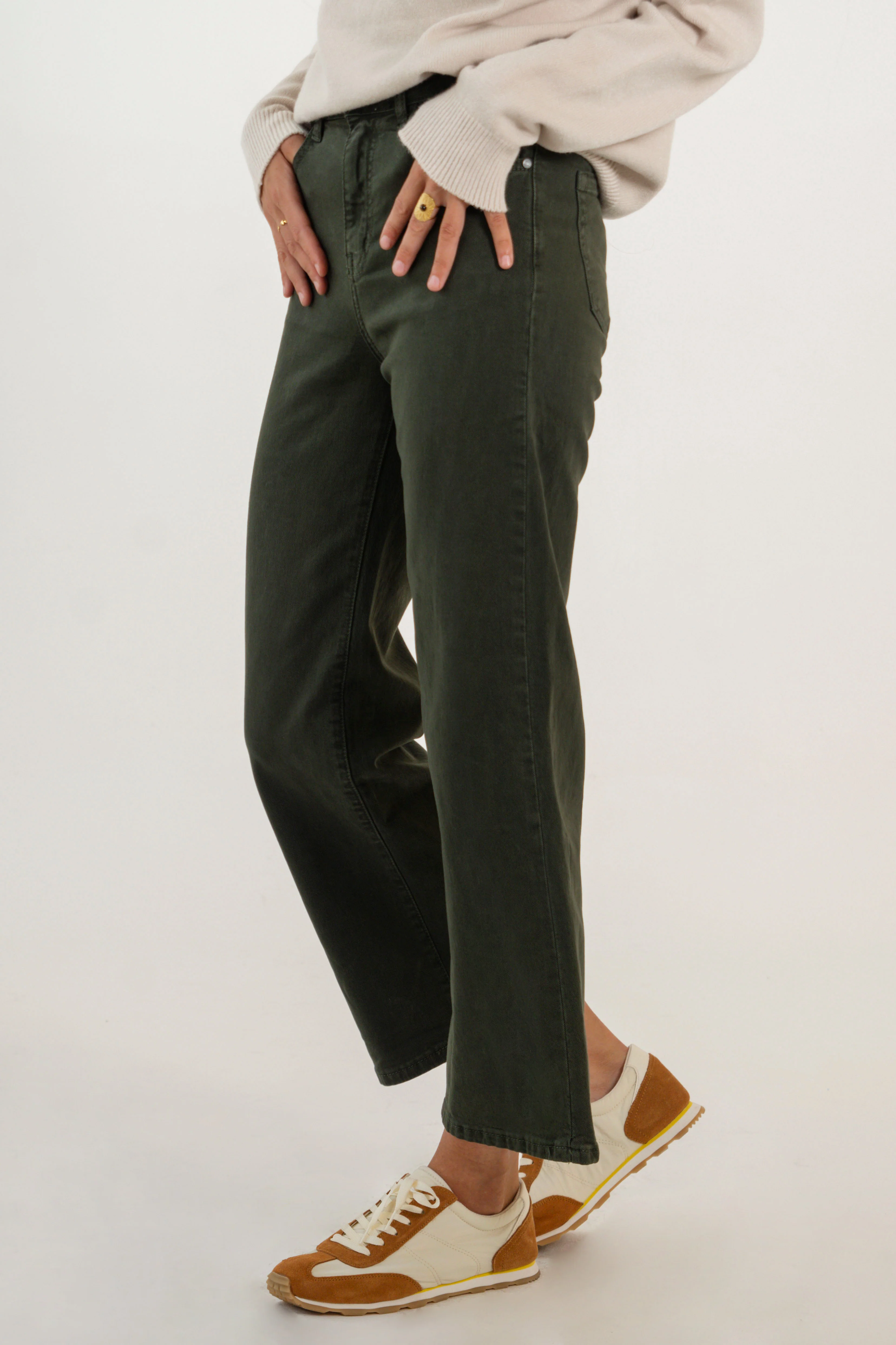 PANTALÓN CAROL // VERDE OSCURO - Image 8