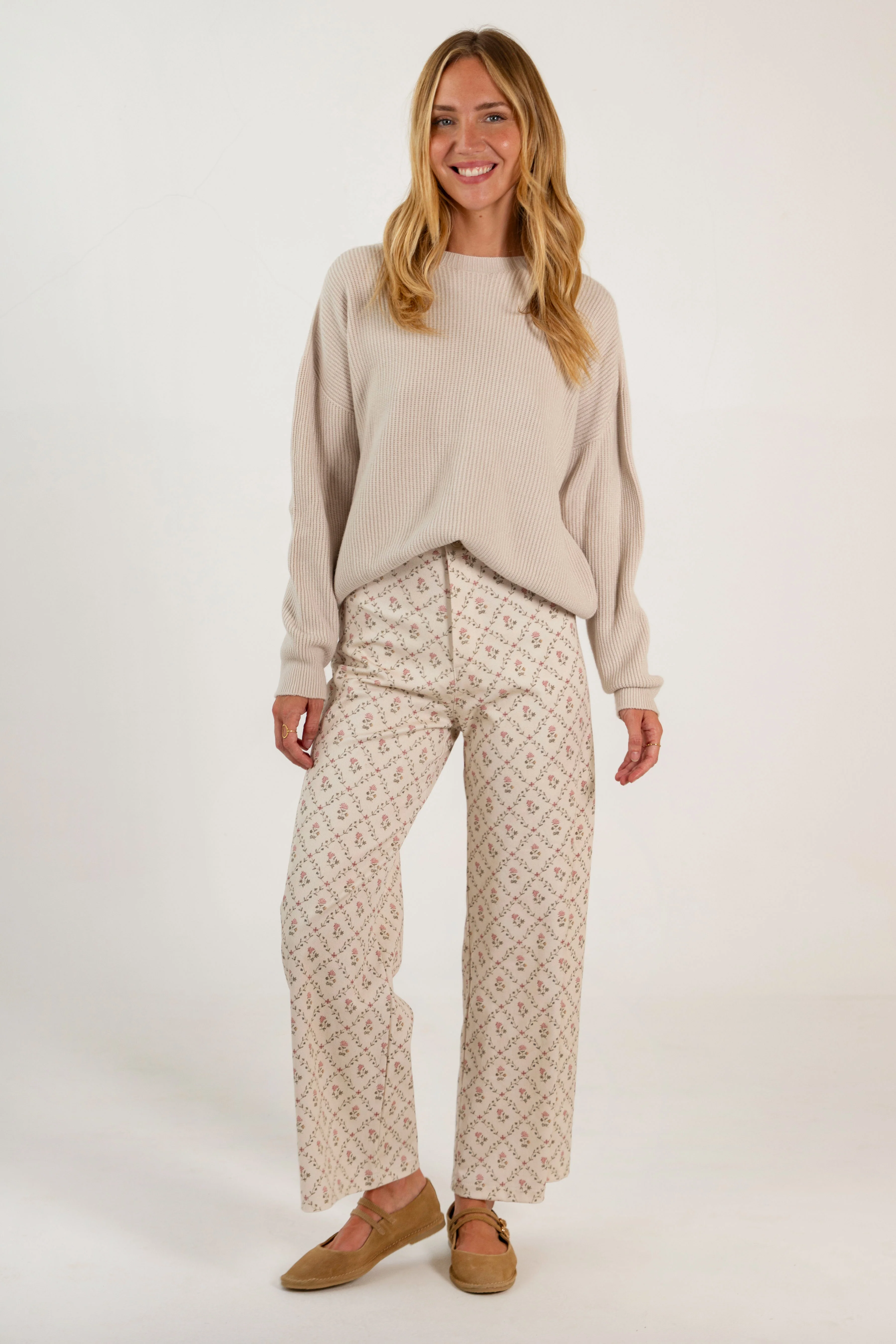 PANTALÓN PAULA // FLORES ROSA - Image 8