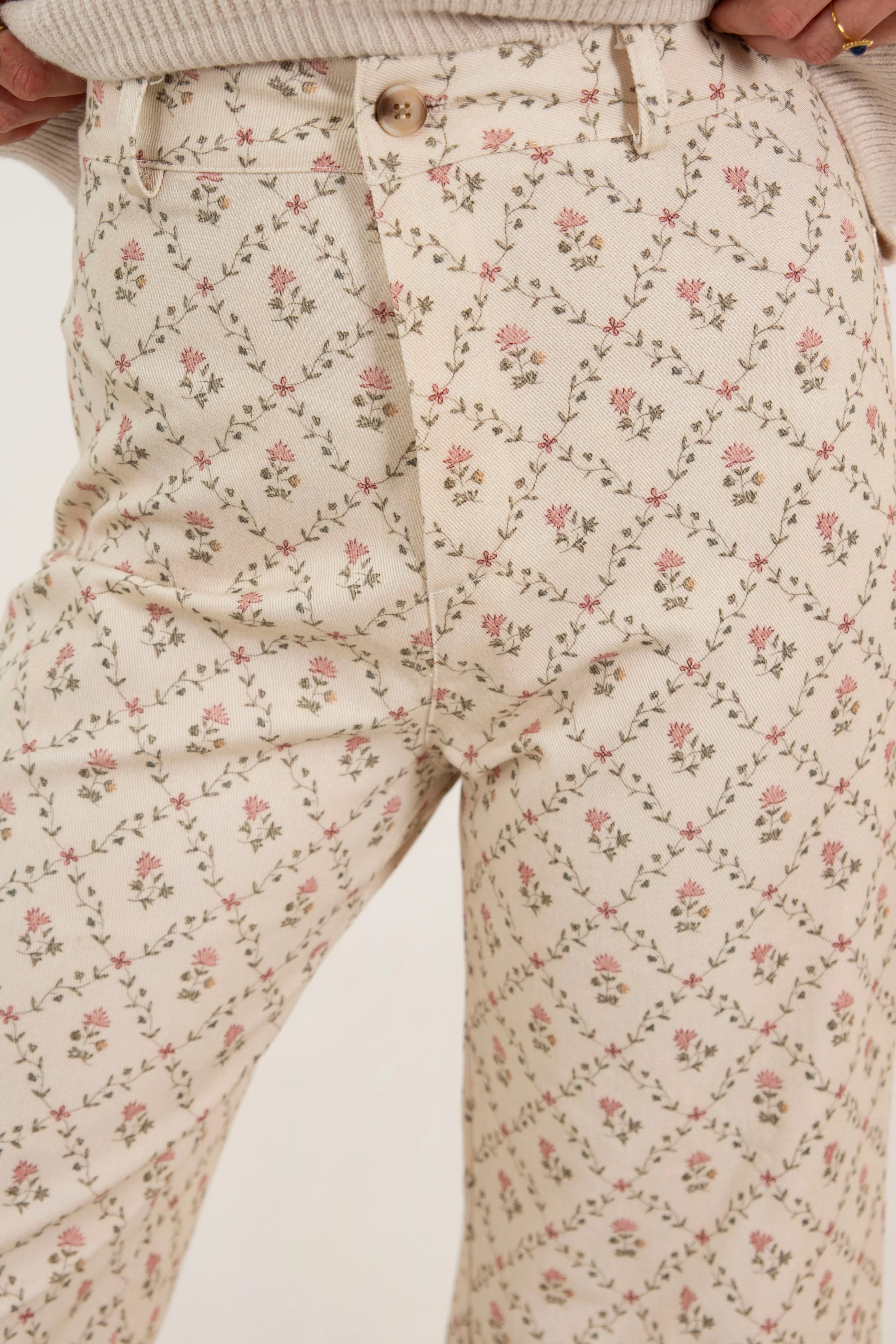 PANTALÓN PAULA // FLORES ROSA - Image 9
