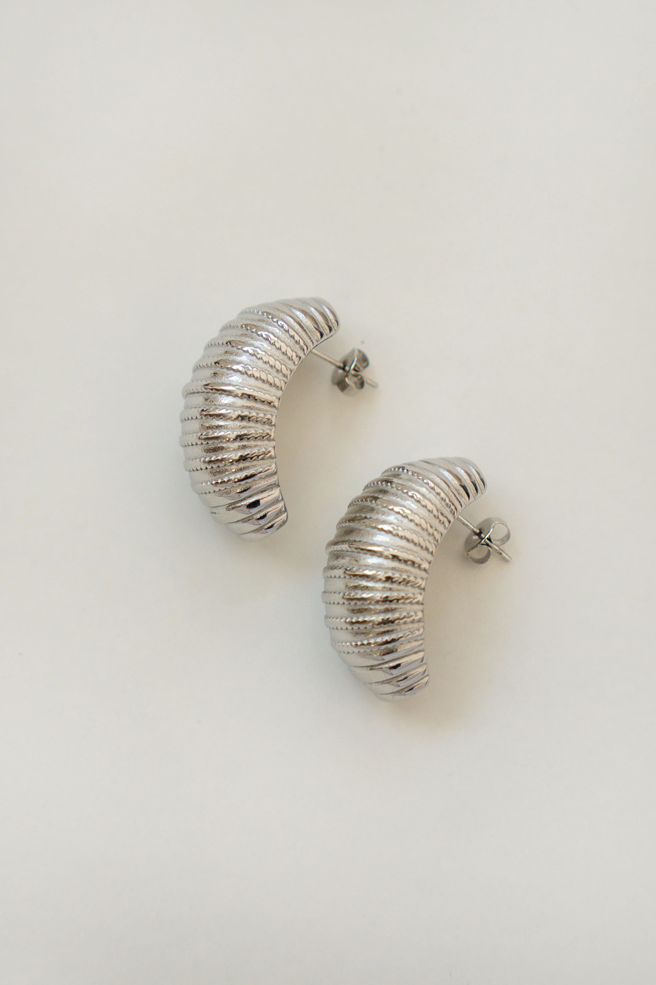 PENDIENTES ARMADILLO GRANDE // PLATEADO - Image 3