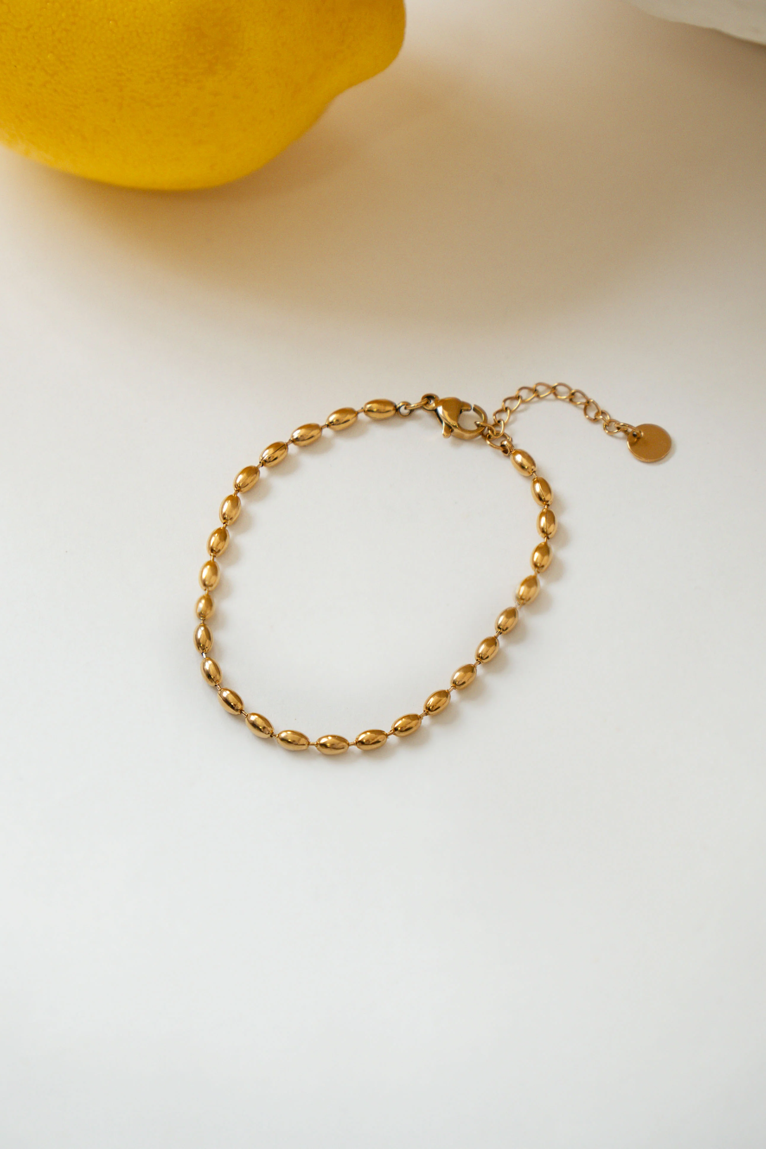 PULSERA ABALORIOS DORADOS - Image 2