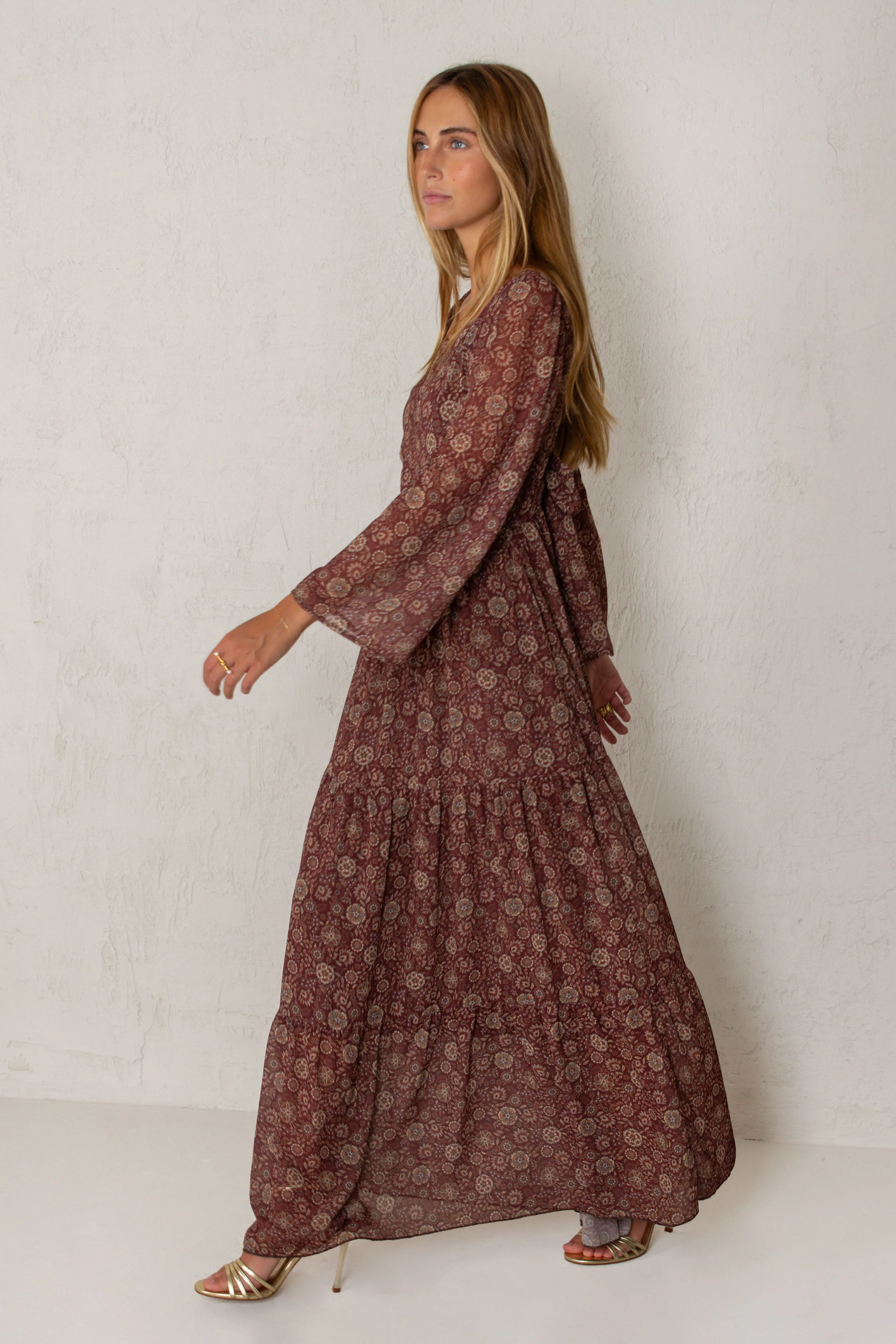 VESTIDO ALEJANDRA // GRANATE - Image 5