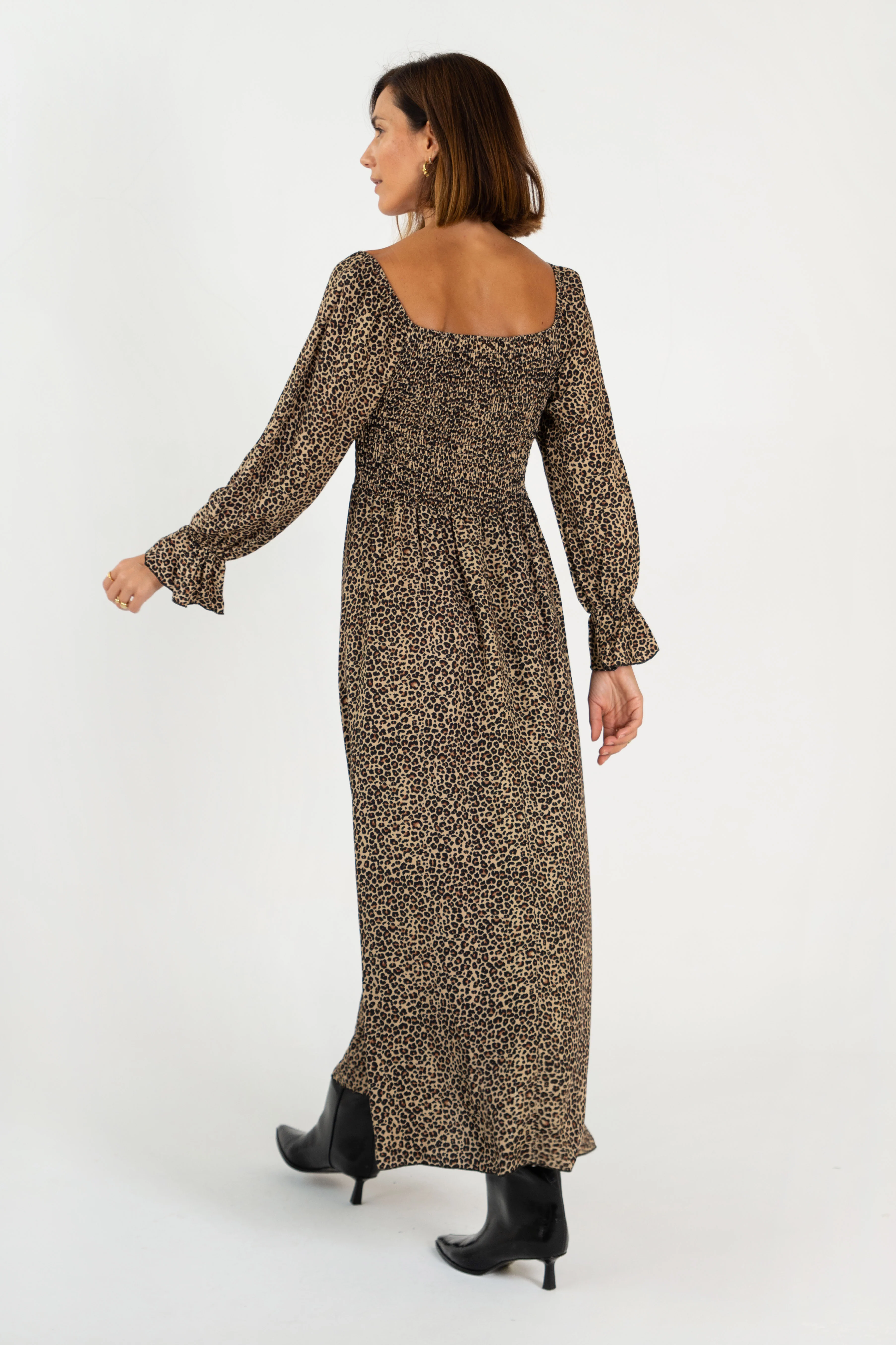 VESTIDO ALICIA // BEIGE PRINT - Image 6