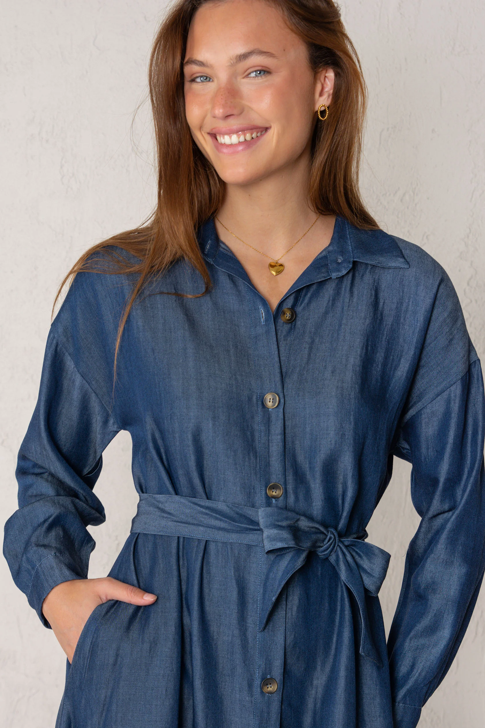 VESTIDO CAROLINA // DENIM OSCURO - Image 6
