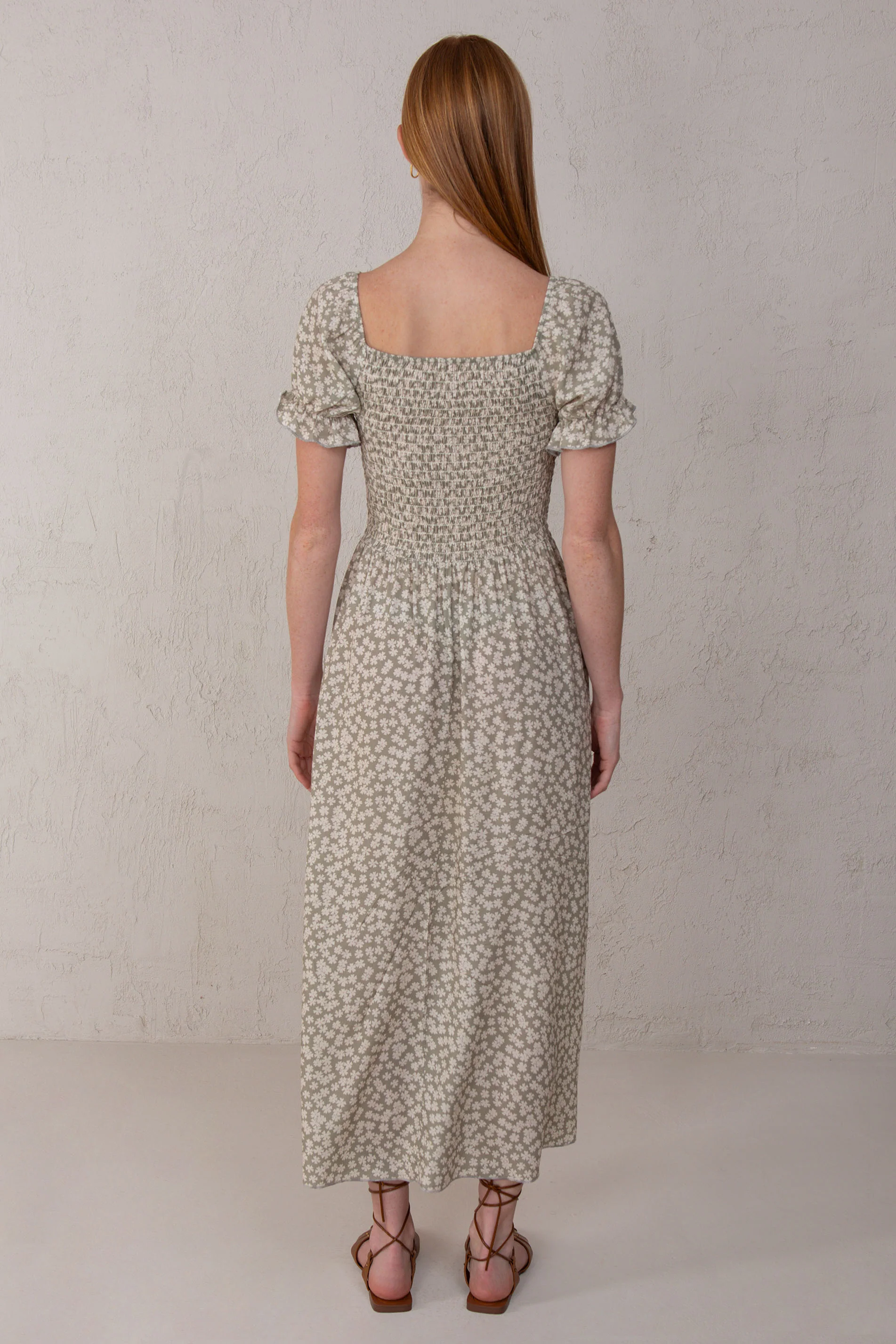 VESTIDO CLARA // FLORES MINI VERDE - Image 10