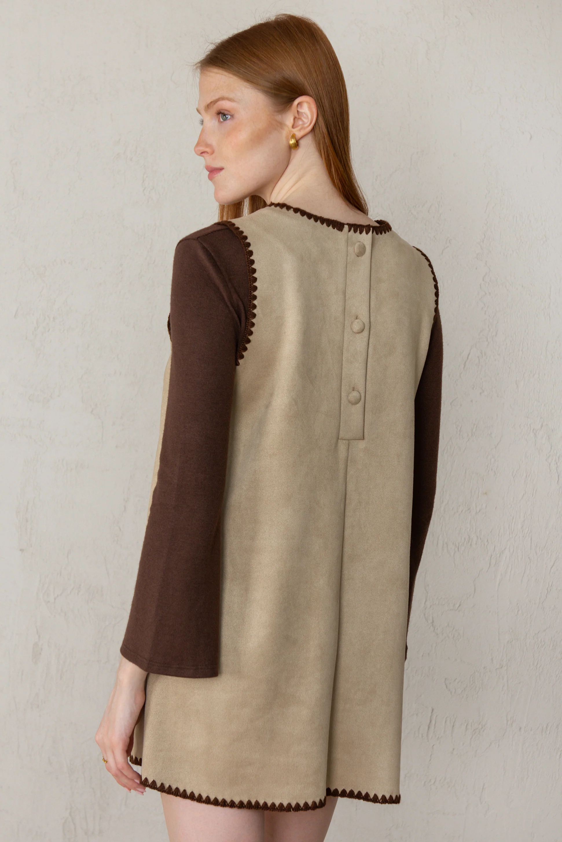 VESTIDO GALA // BEIGE - Image 5