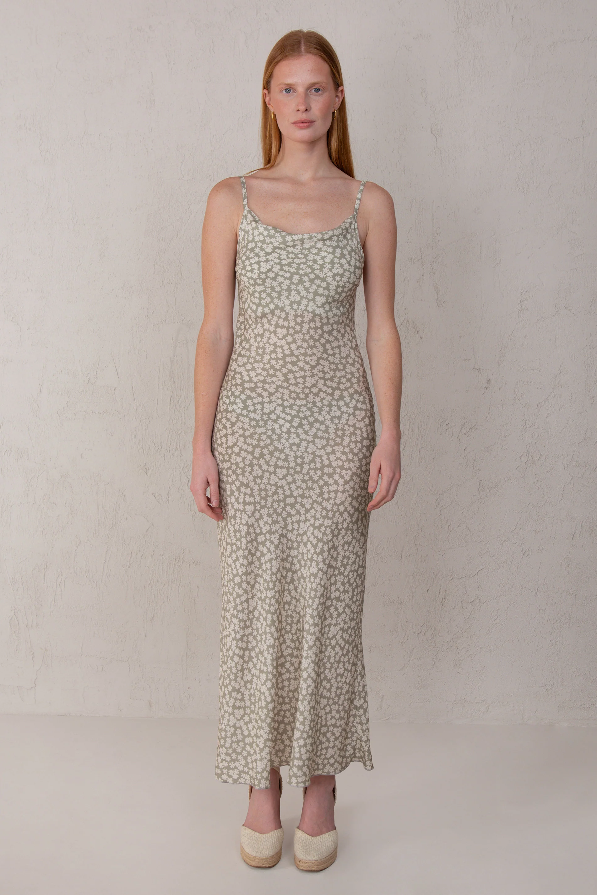 VESTIDO OLIVIA // FLORES MINI VERDE - Image 5